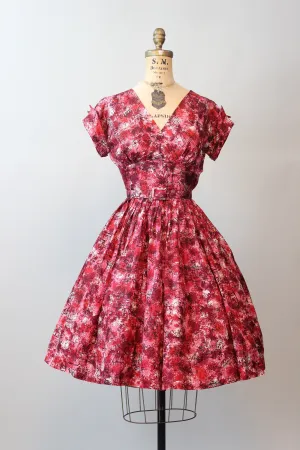 1950s JONATHAN LOGAN novelty CITYSCAPE print dress xs  | new fall
