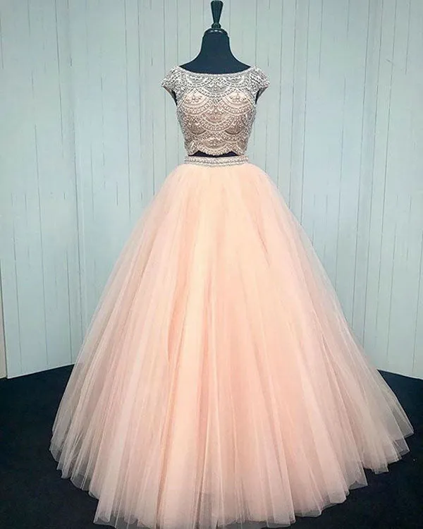 2019 Silver Quinceanera Dresses with Beadings Tulle Ruffles Ball Gowns vestidos de quinceañera