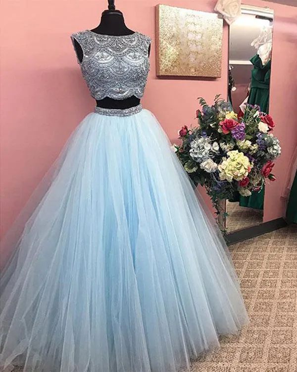 2019 Silver Quinceanera Dresses with Beadings Tulle Ruffles Ball Gowns vestidos de quinceañera