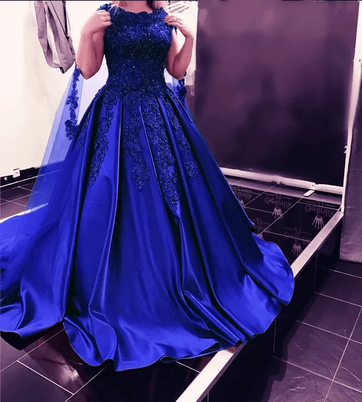 2024 Ball Gown Burgundy Prom Dress Satin Lace Cap Sleeves Wedding Dress