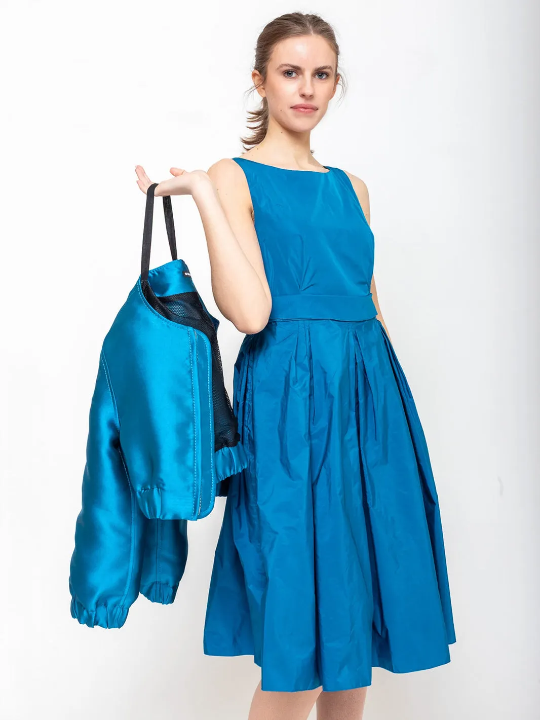 50's Dress - Deep Aqua