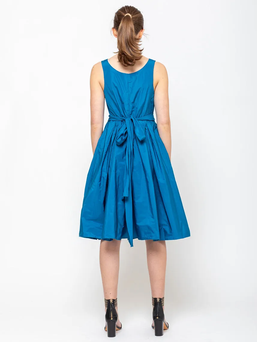 50's Dress - Deep Aqua