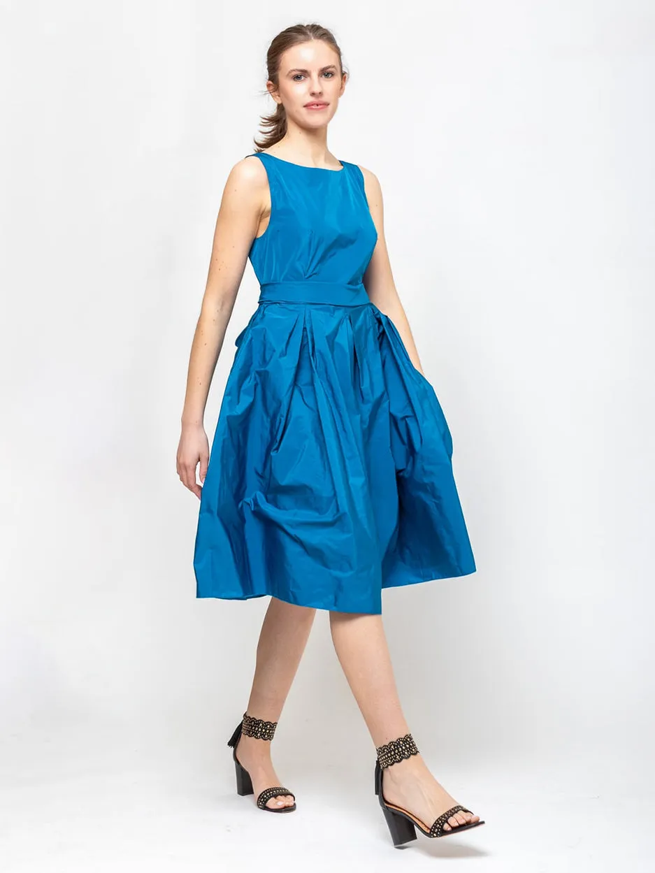 50's Dress - Deep Aqua