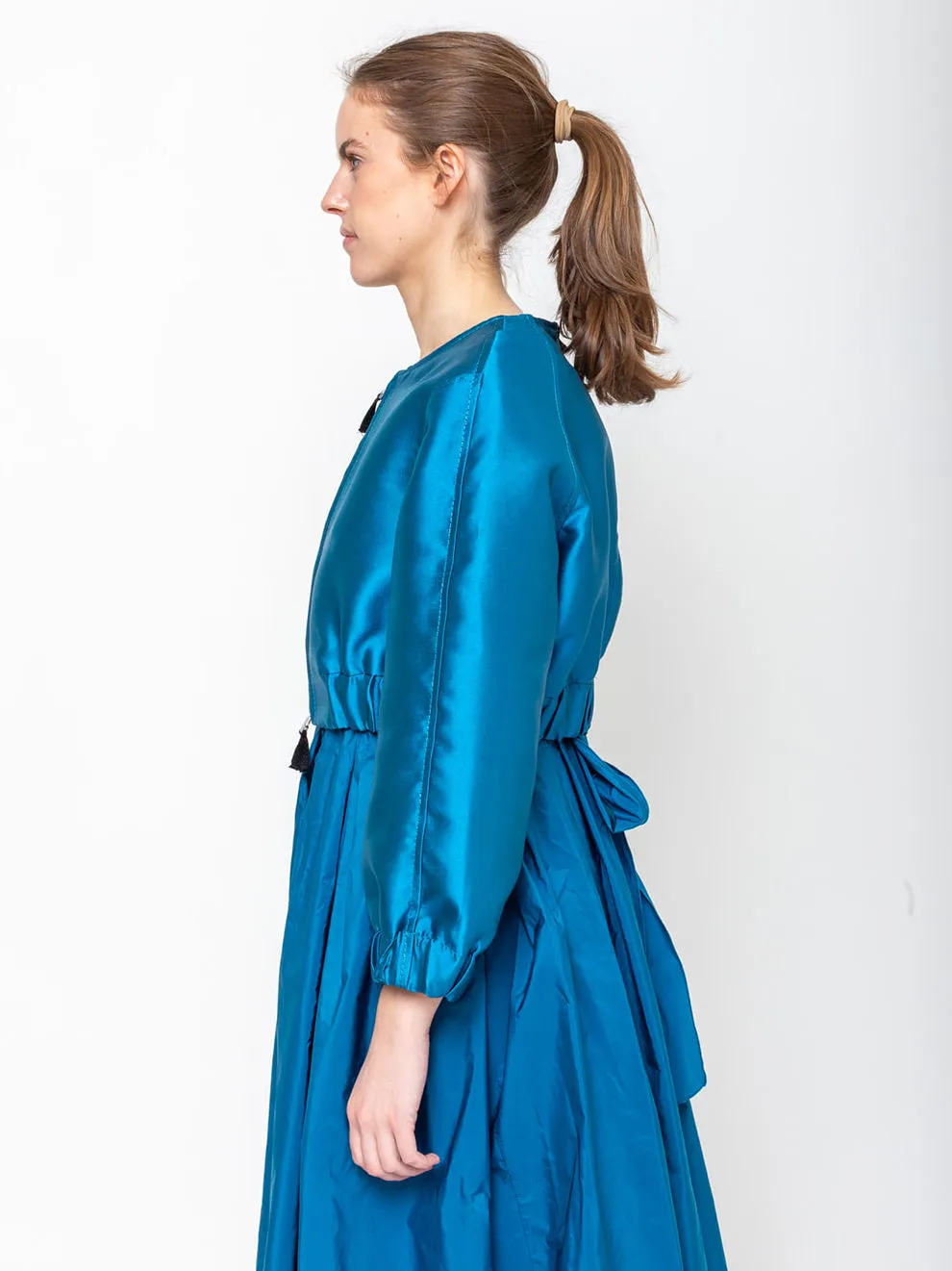 50's Dress - Deep Aqua
