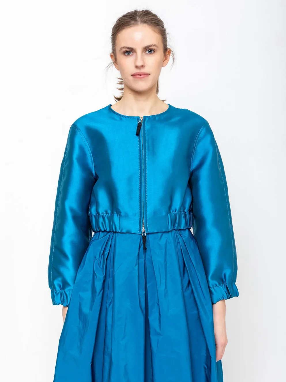50's Dress - Deep Aqua