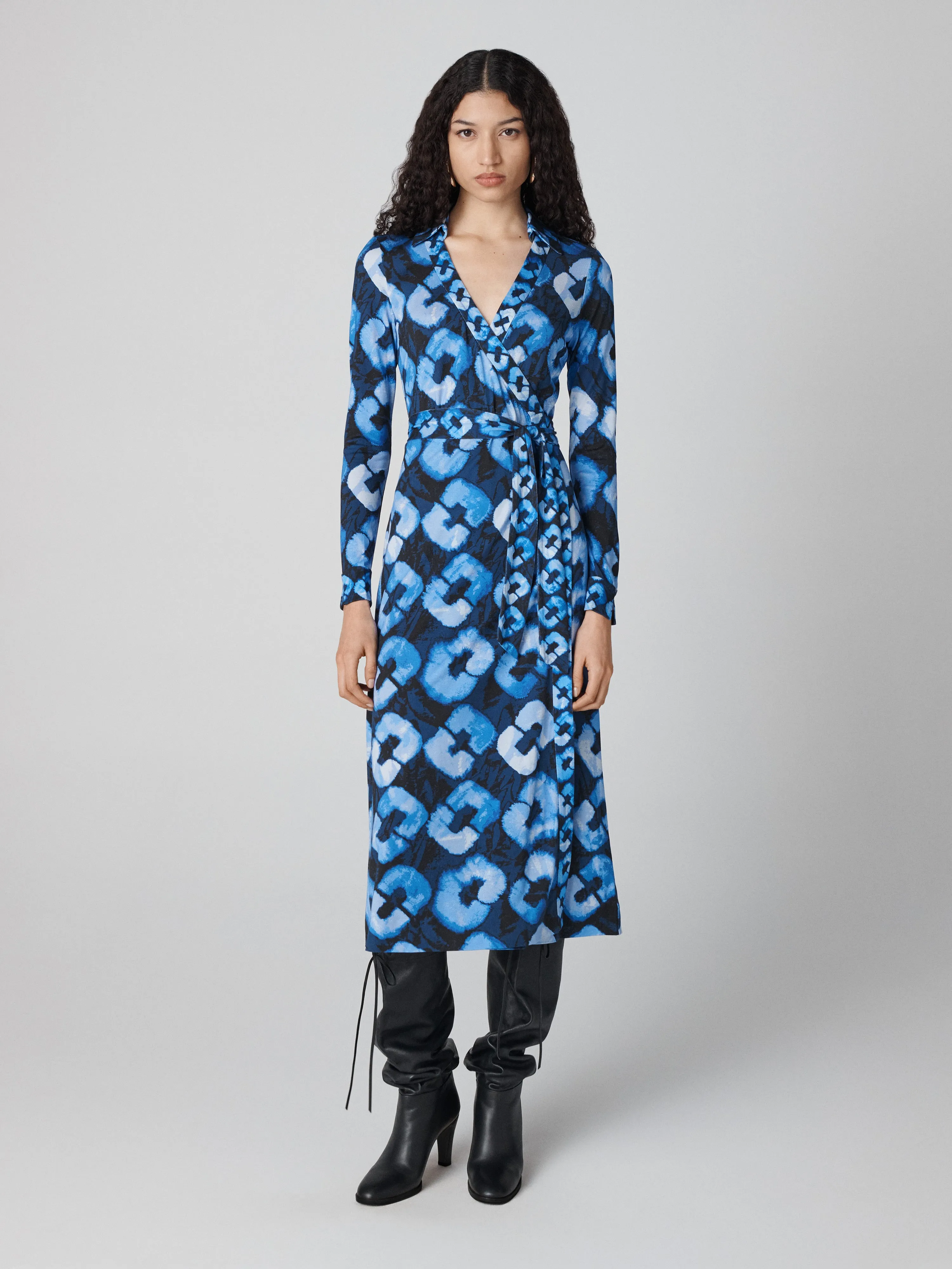 Abigail Wrap Midi Dress