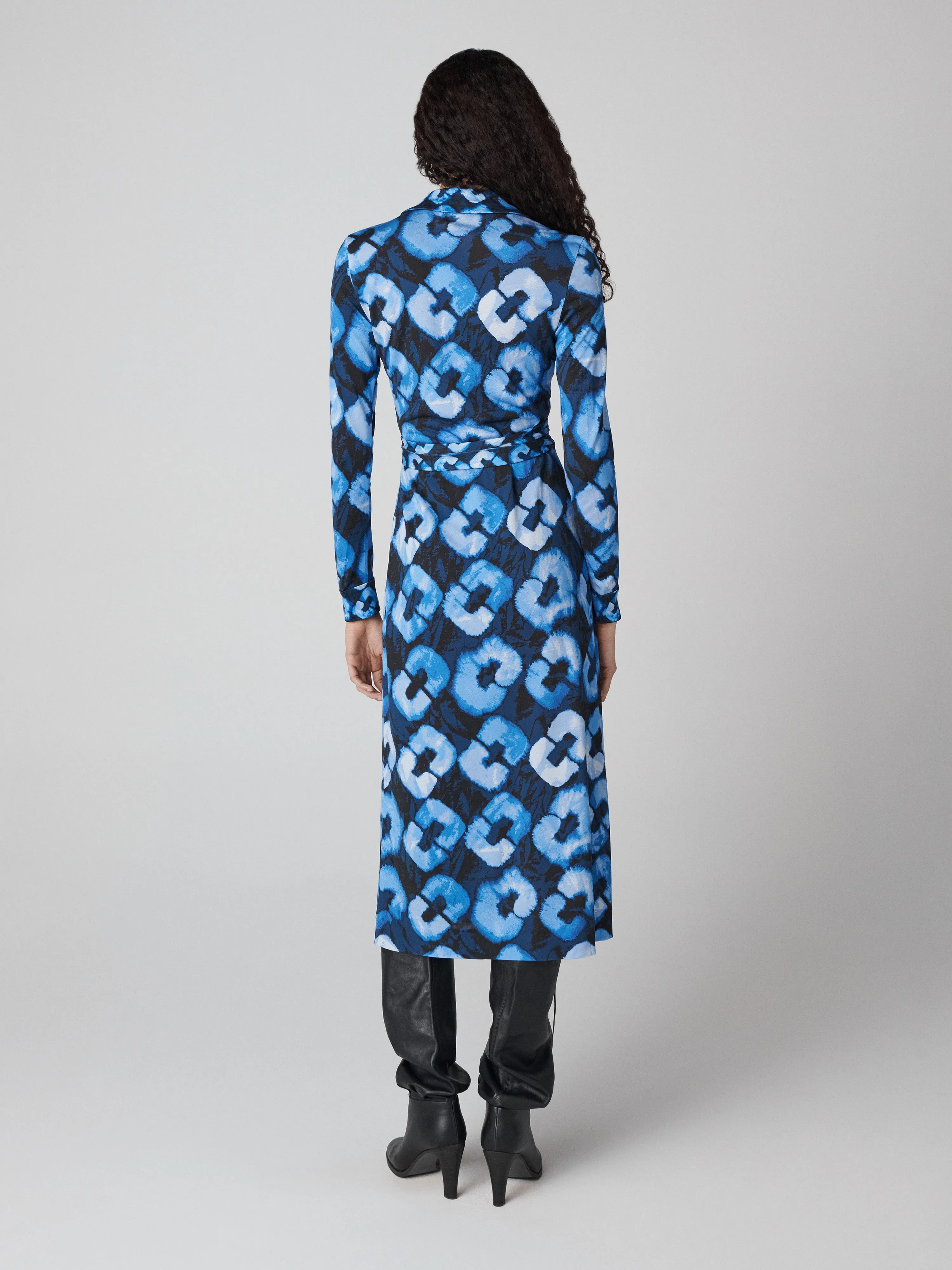 Abigail Wrap Midi Dress