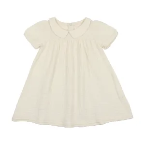 Analogie Gauze Dot Dress - Pink