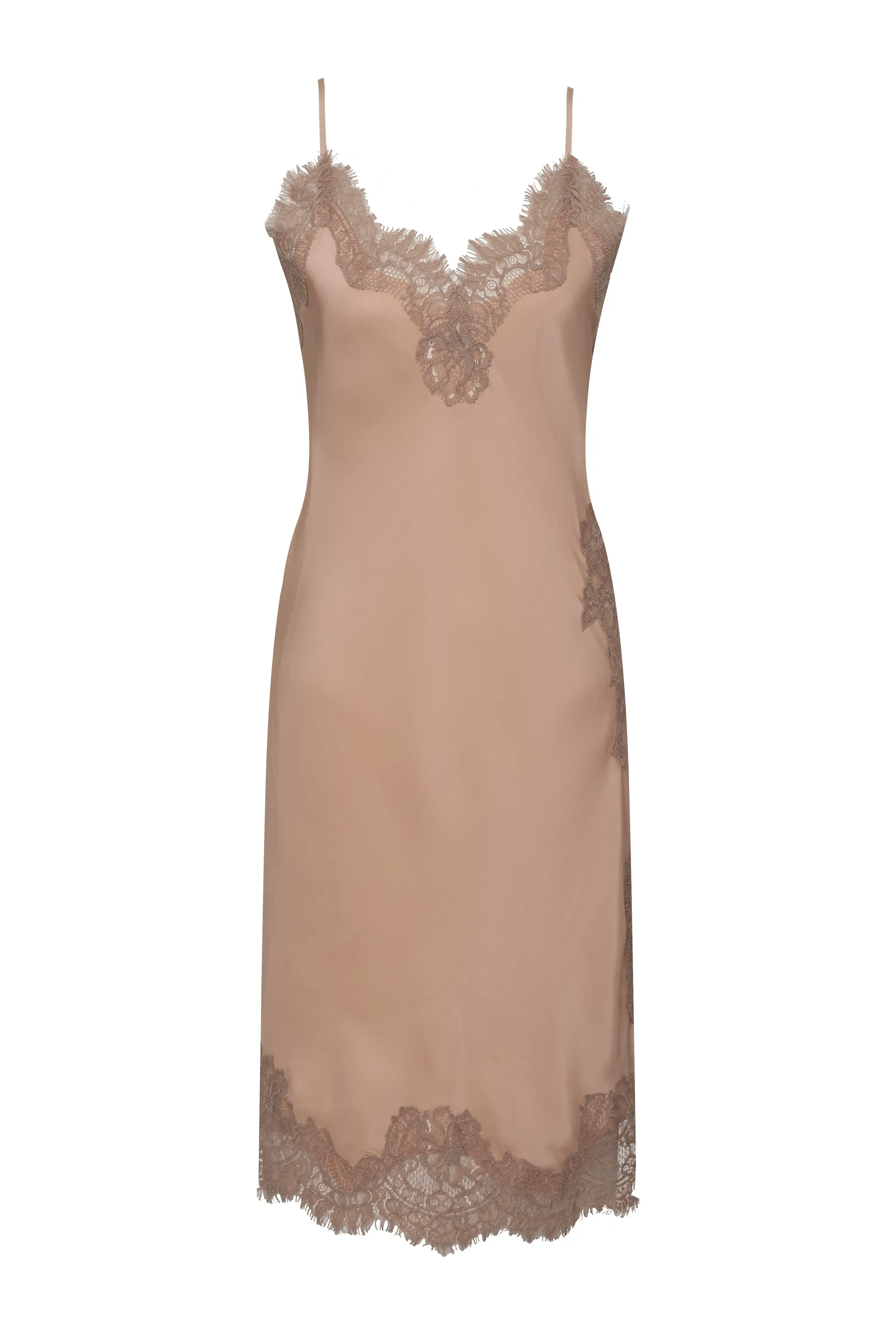 Ariana Slip Dress Nude Smoke