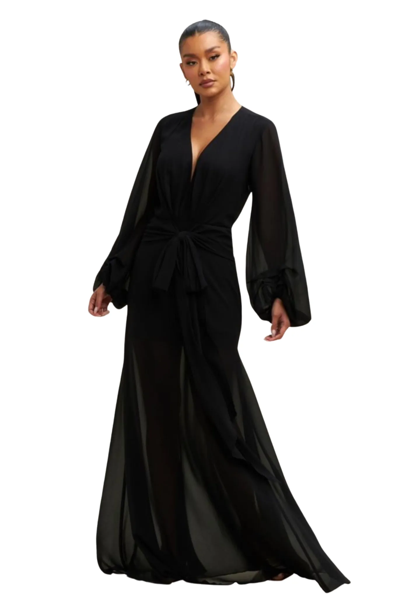 Arias Chiffon Maxi Dress