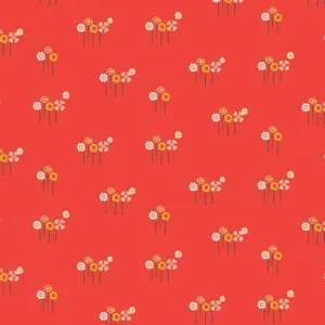 Art Gallery - Dew & Moss - Daisy Button Buds Jersey Knit