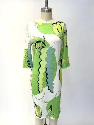 Averardo Bessi Jersey Printed Dress