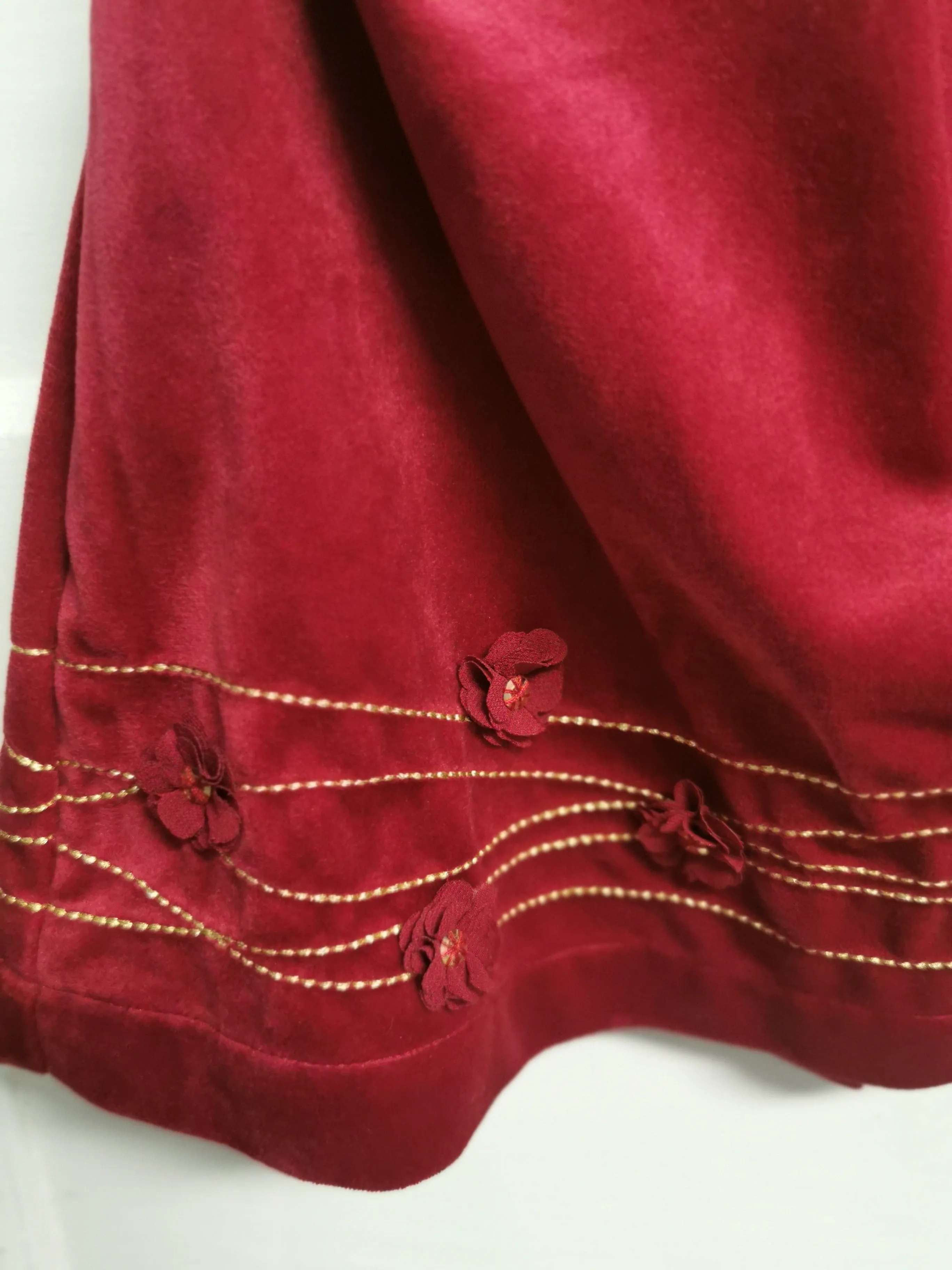 BABY GIRL SIZE 3/6 MONTHS - HEIRLOOMS, Soft Velvet Dress NWOT B38