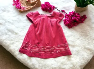 BABY GIRL SIZE 3/6 MONTHS - HEIRLOOMS, Soft Velvet Dress NWOT B38