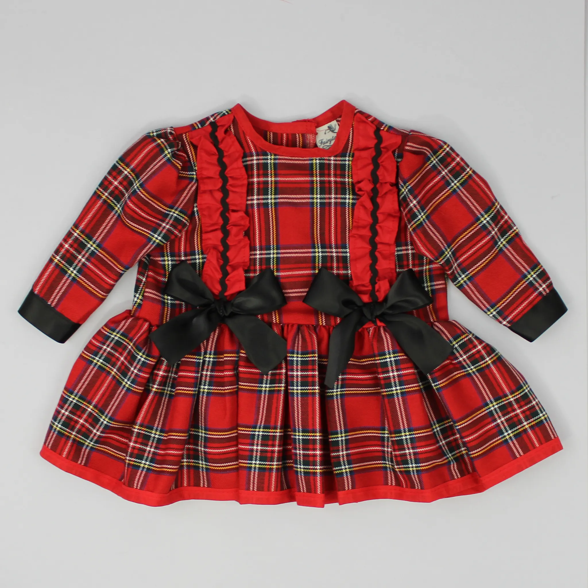 Baby Girl Tartan Dress-with petticoat