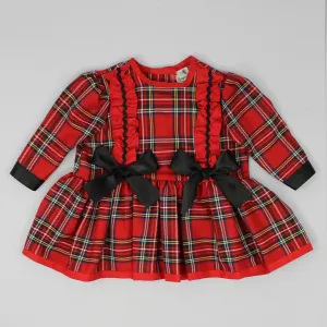 Baby Girl Tartan Dress-with petticoat