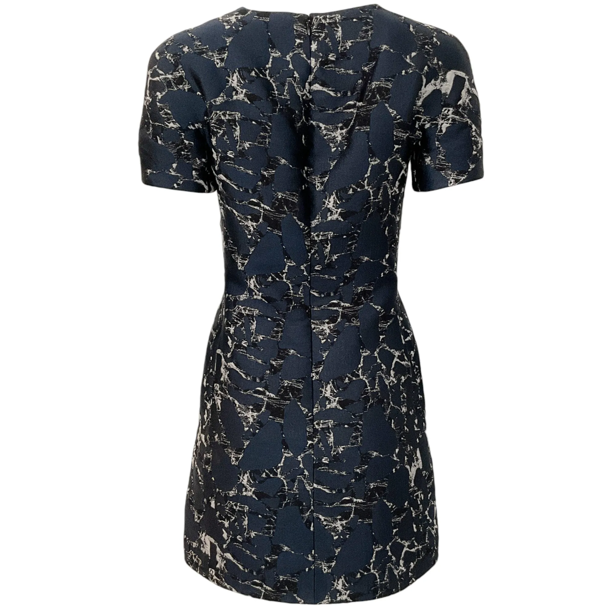 Balenciaga Blue / Black Jacquard Dress