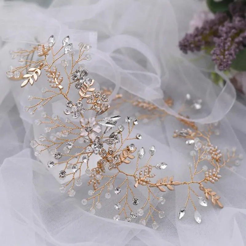 Bridal Belt Luxury Protein Rhinestones Handmade Beaded Flower Girdle, Headwear  Wedding Dress Accessories, ORN05