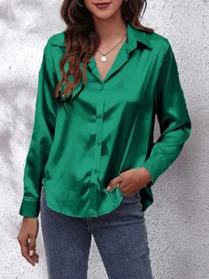 Buchko® | Satin Blouse For Women
