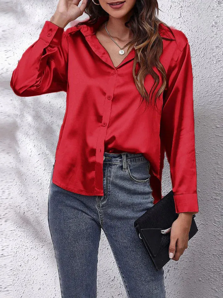 Buchko® | Satin Blouse For Women