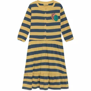 Buttons Dress - Happy Sad