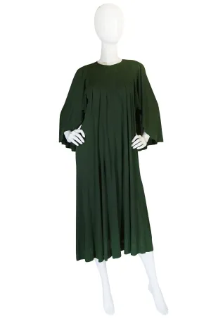 c.1980 Jean Muir Cape Back Museum Piece Dress