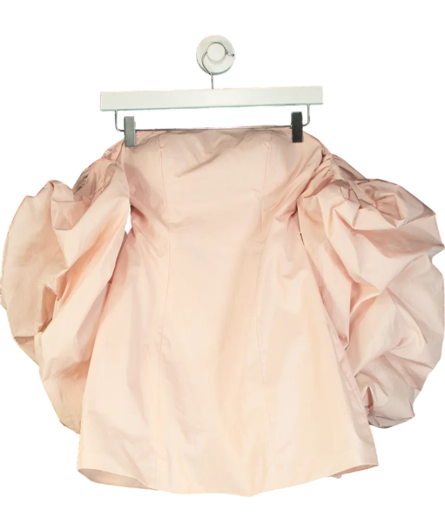 Caiiá Nevalia - Baby Pink  Silk taffetta Mini dress UK 6