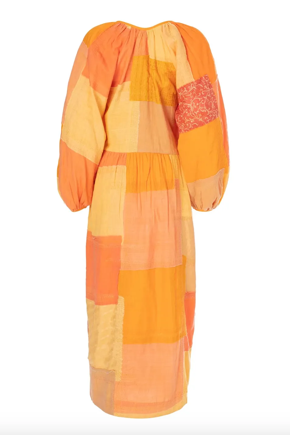 Celeste Mango Sari Dress, Orange Mango