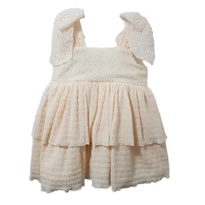 Ceyber Older Girls Cream Lace Dress
