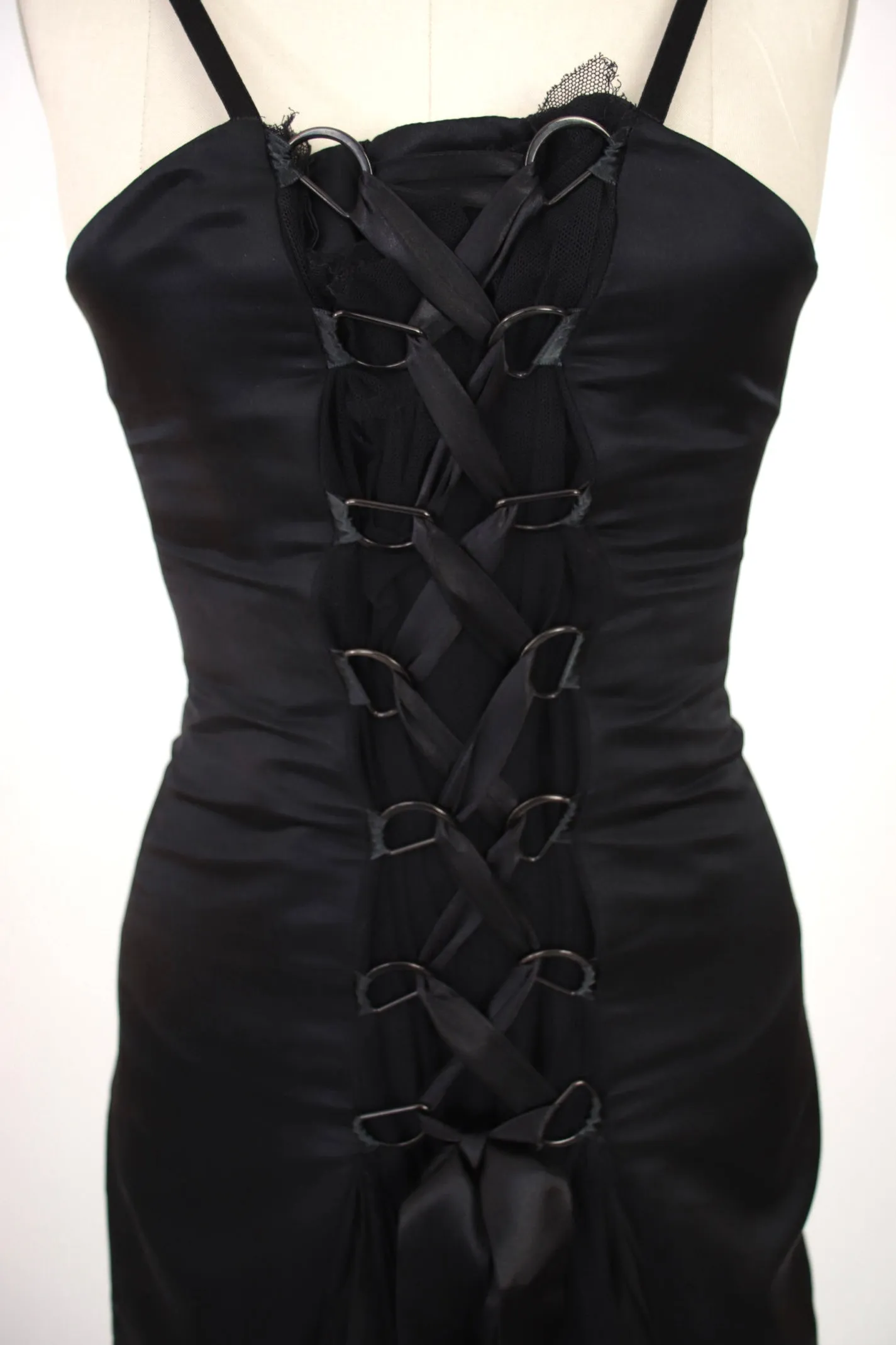 Charles Chang-Lima Silk Corset Dress