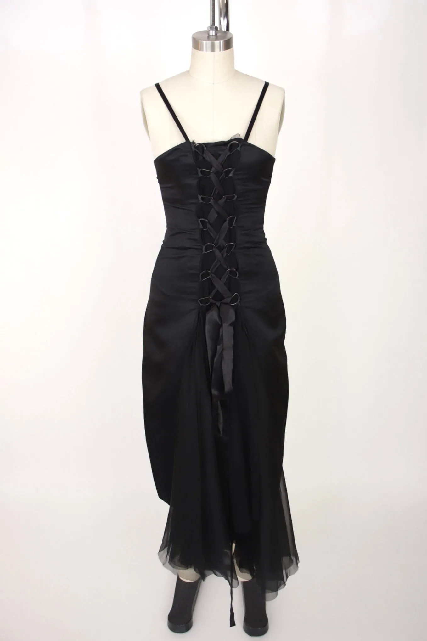 Charles Chang-Lima Silk Corset Dress
