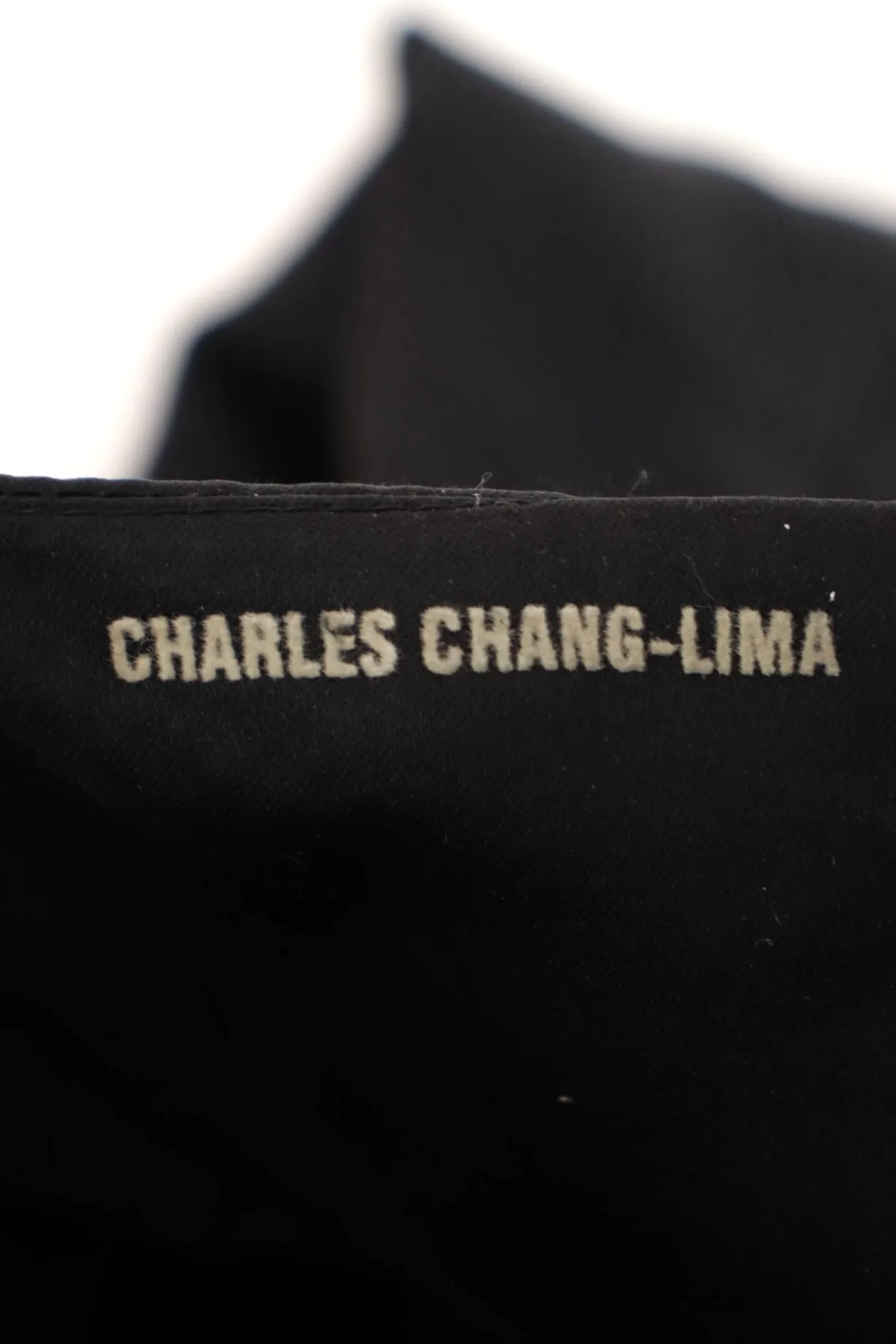 Charles Chang-Lima Silk Corset Dress