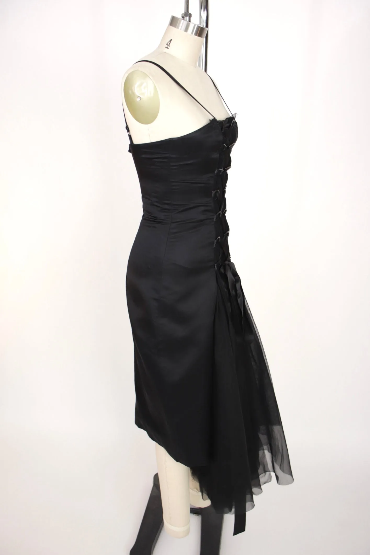 Charles Chang-Lima Silk Corset Dress