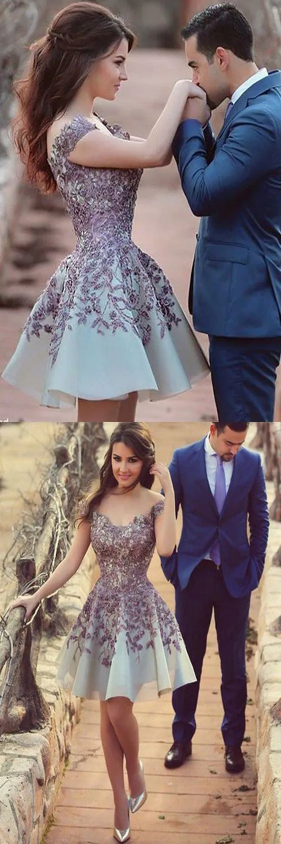 Charming Appliques Junior Sexy Homecoming Dresses, BG51455