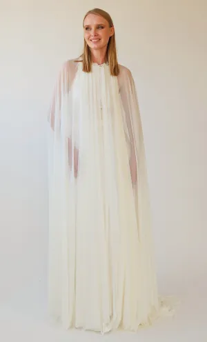 Chiffon mesh Cape #4071