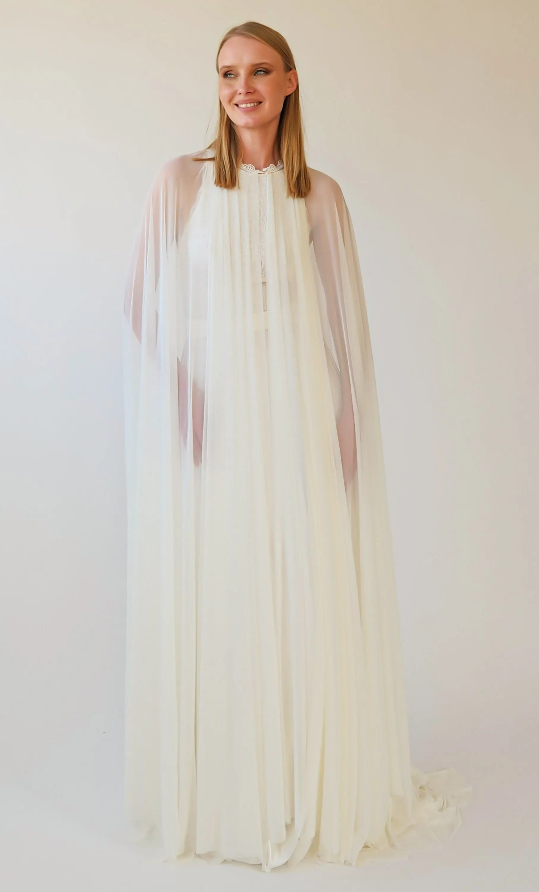 Chiffon mesh Cape #4071
