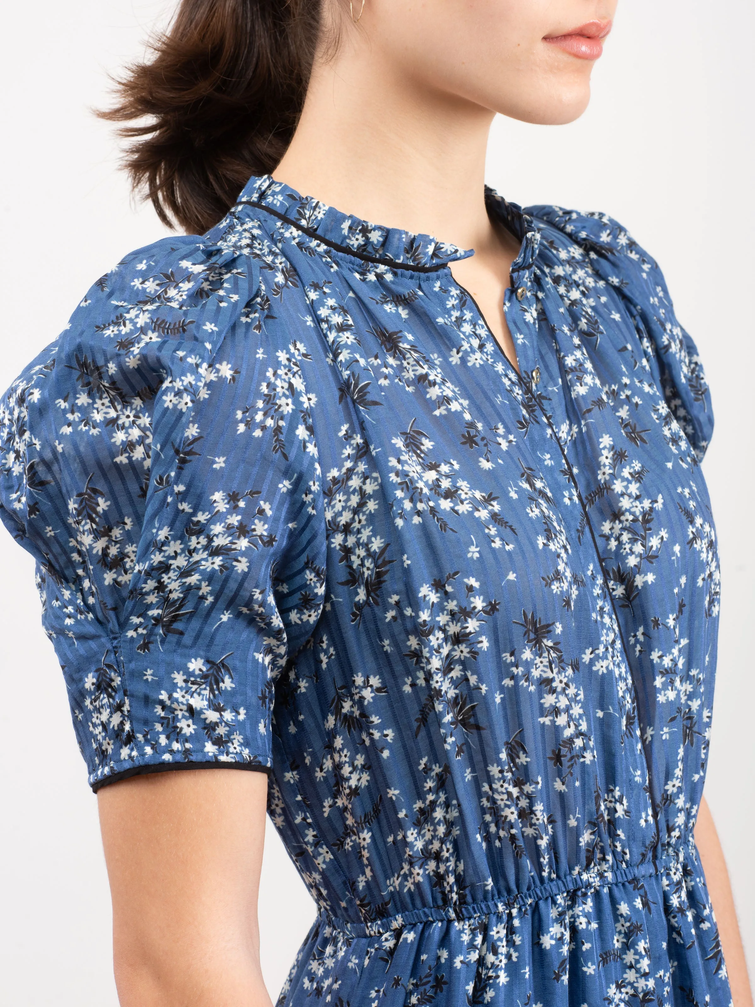 corrine dress - cornflower