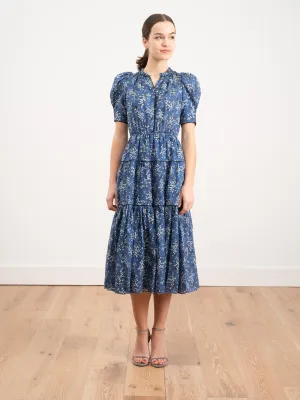 corrine dress - cornflower