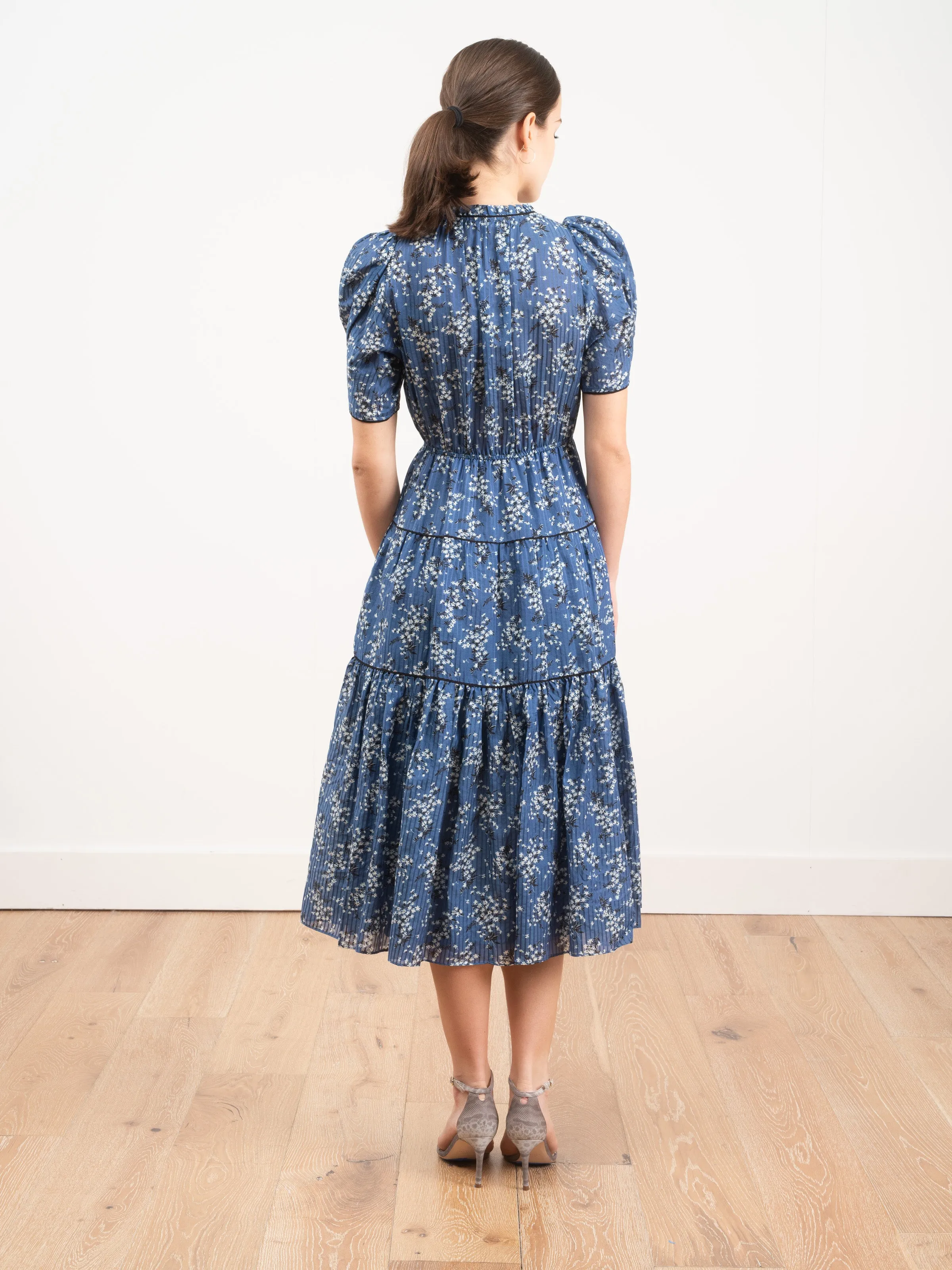 corrine dress - cornflower