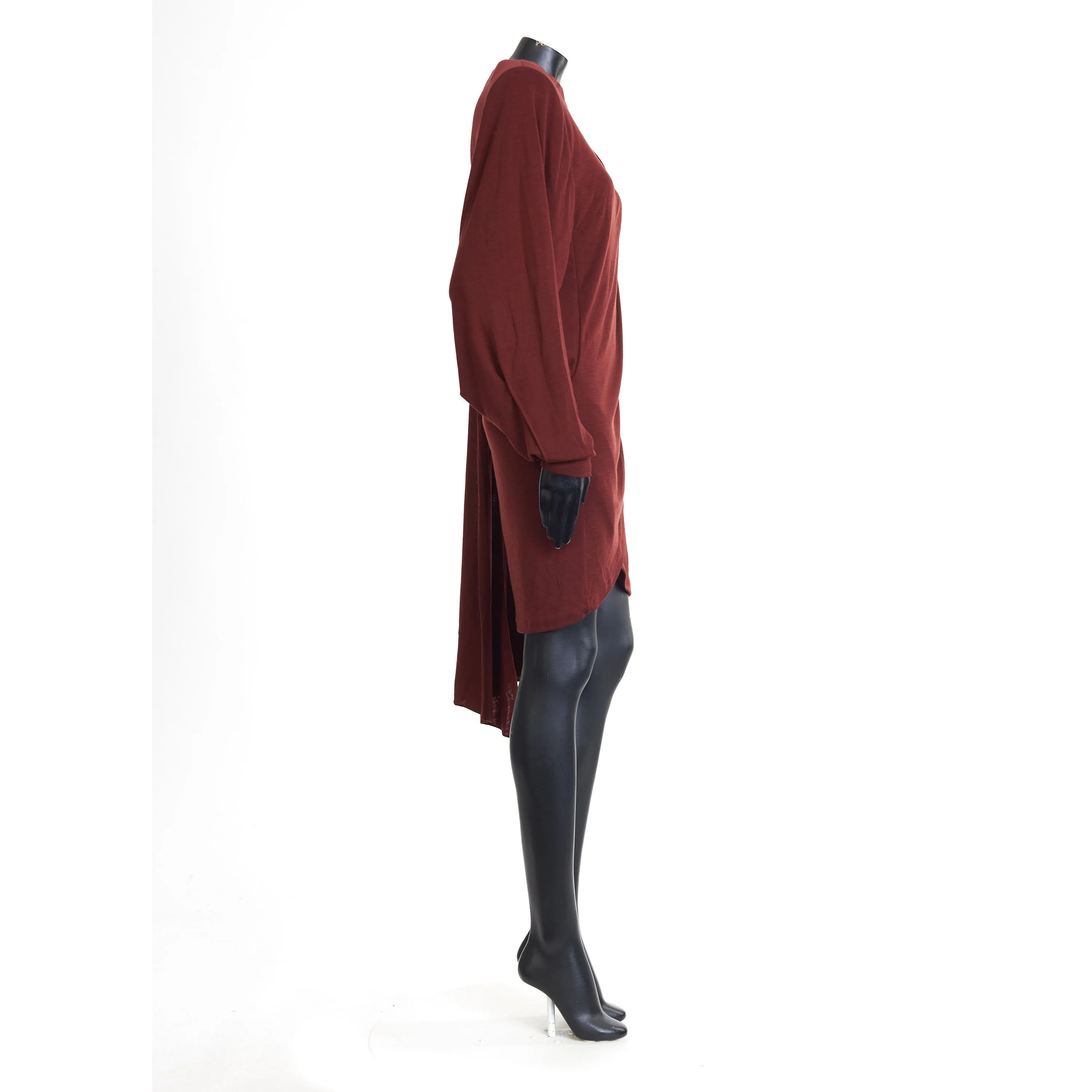 Draped Dress In Wool Jersey