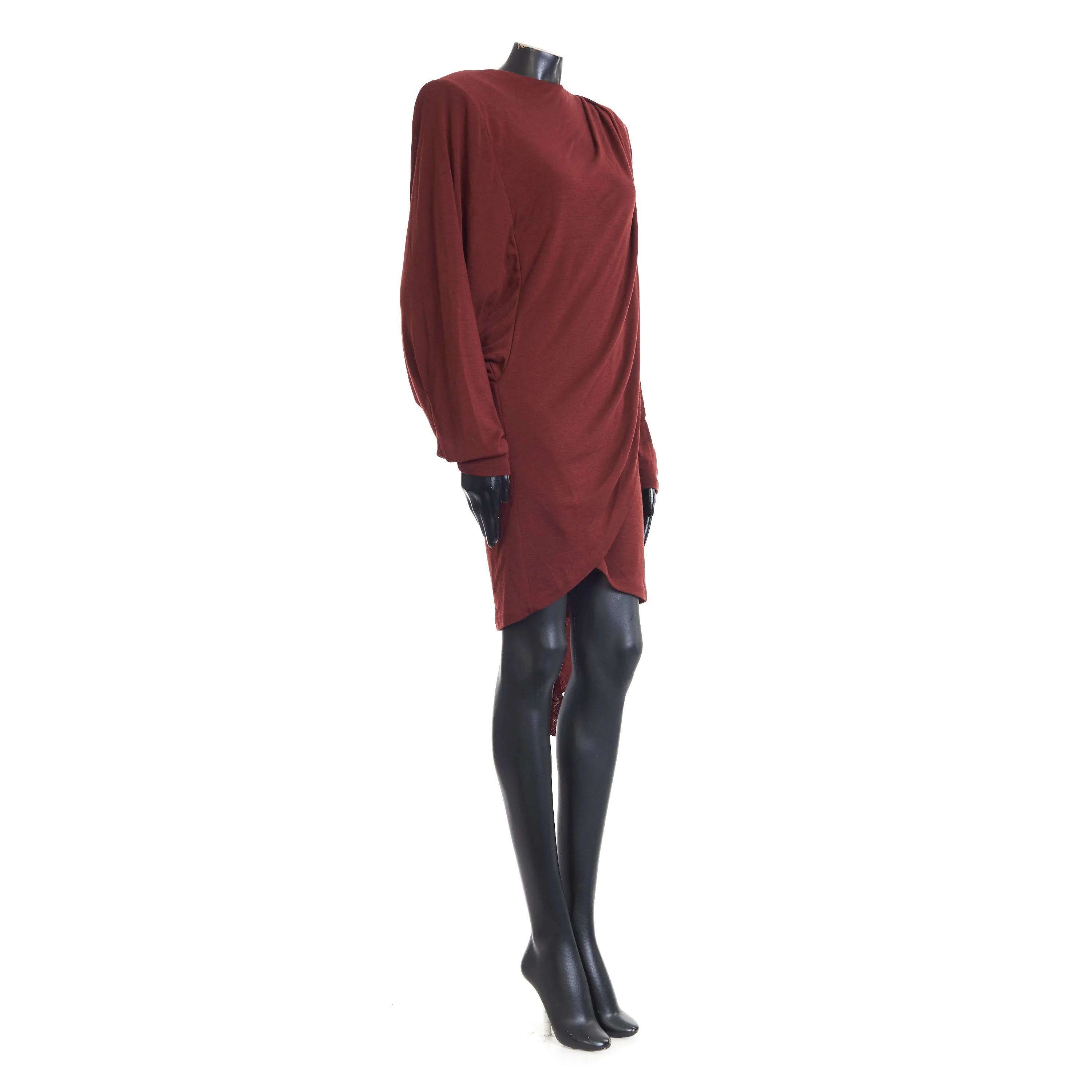 Draped Dress In Wool Jersey