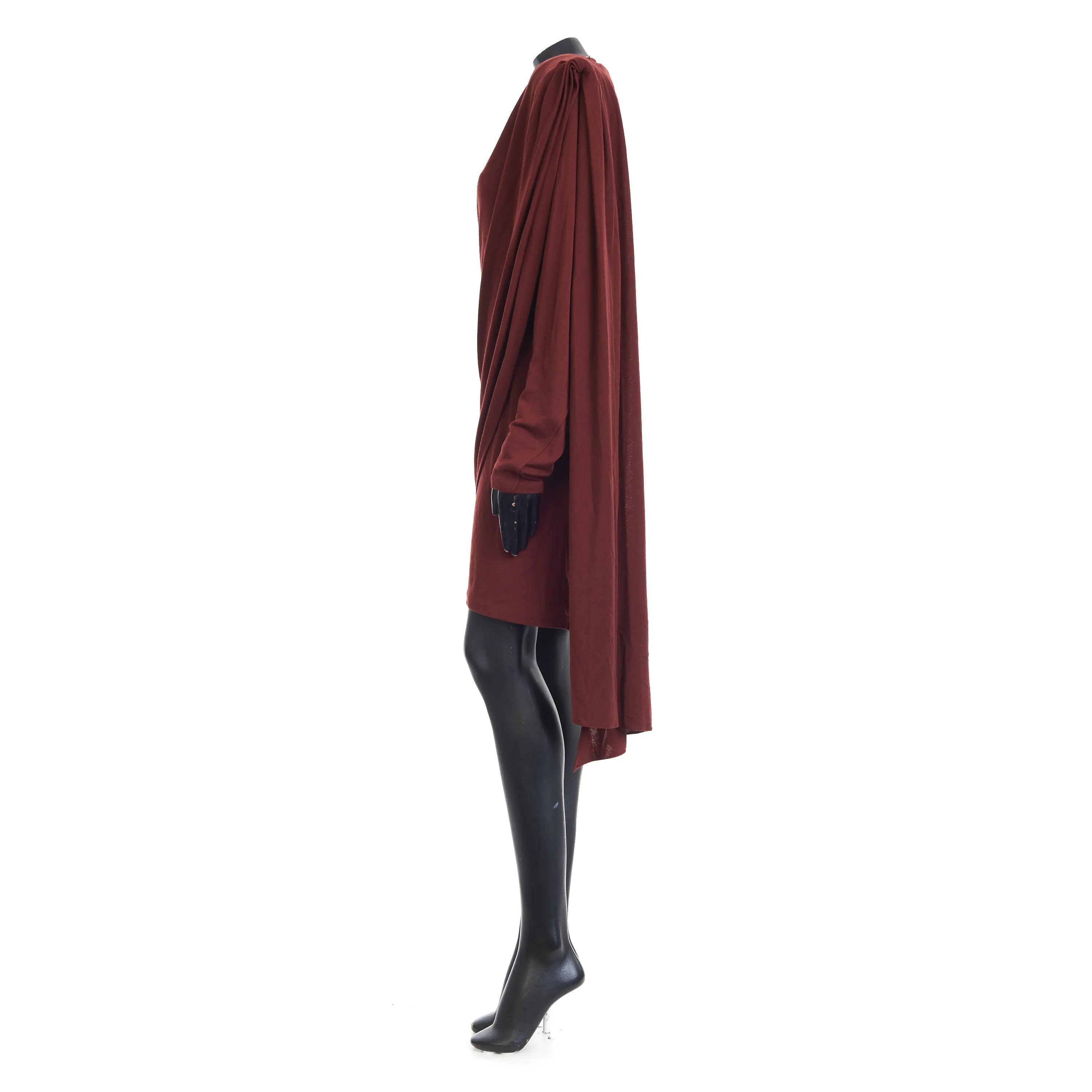 Draped Dress In Wool Jersey