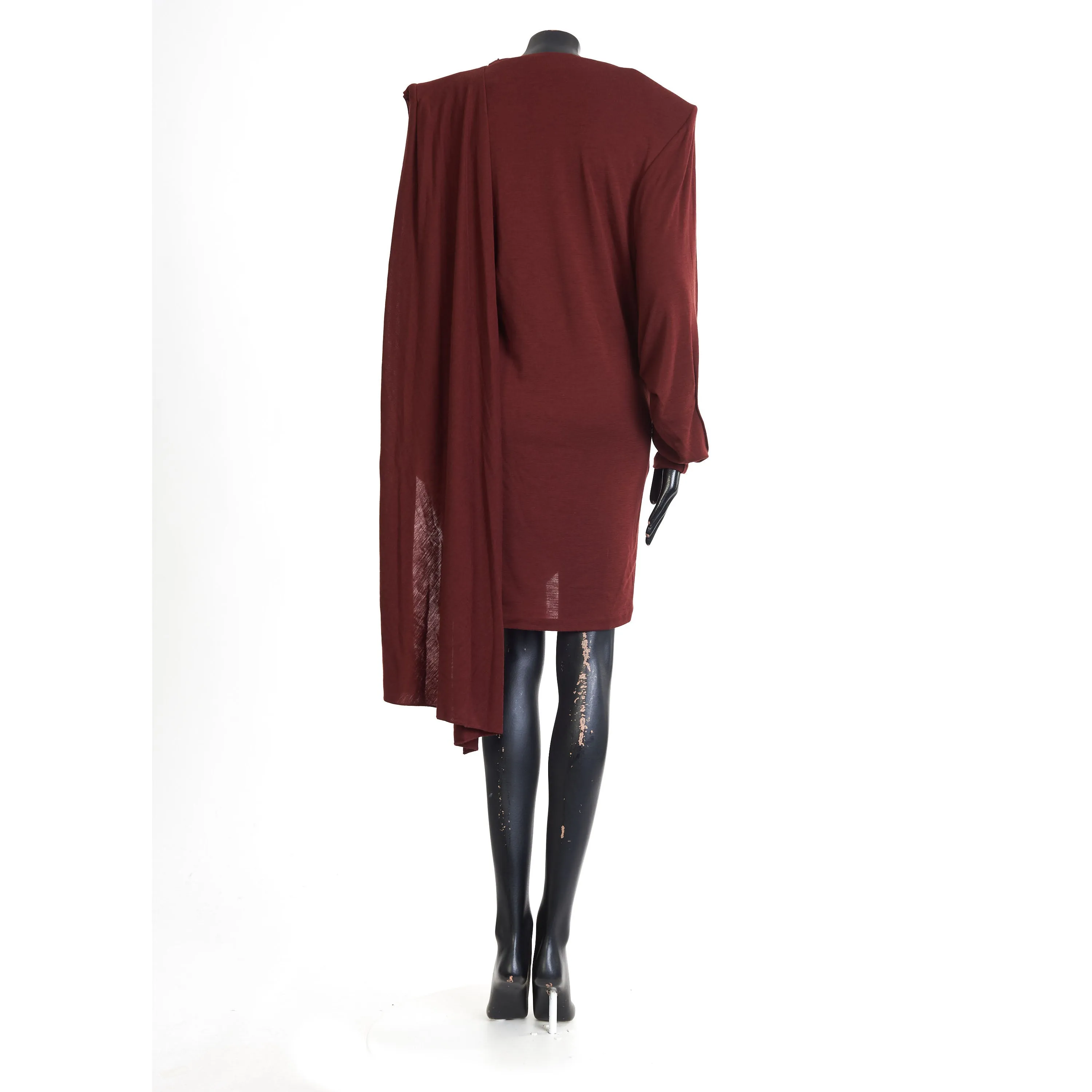 Draped Dress In Wool Jersey
