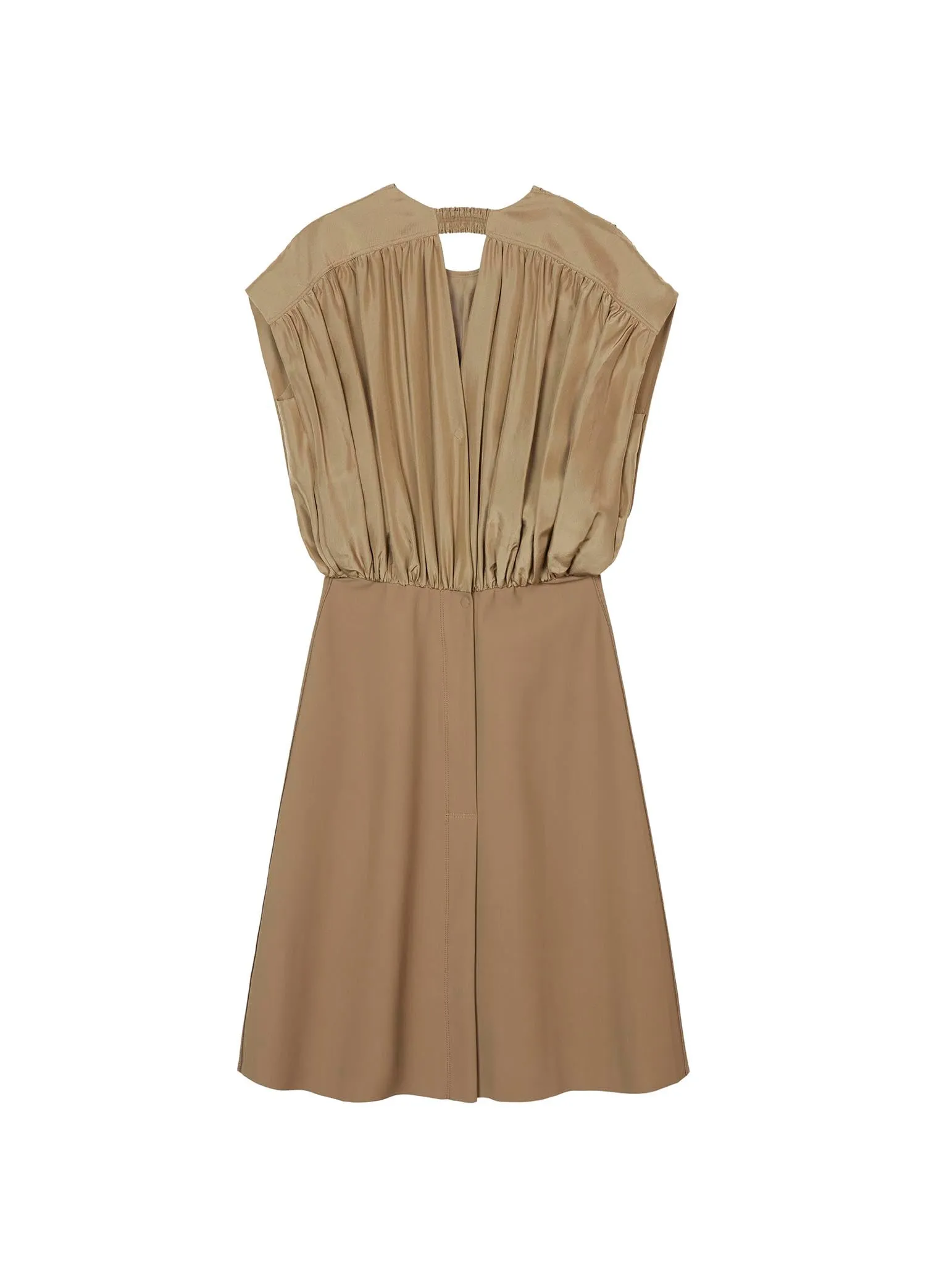 Dresses / JNBY Solid A-Line Sleeveless Dress