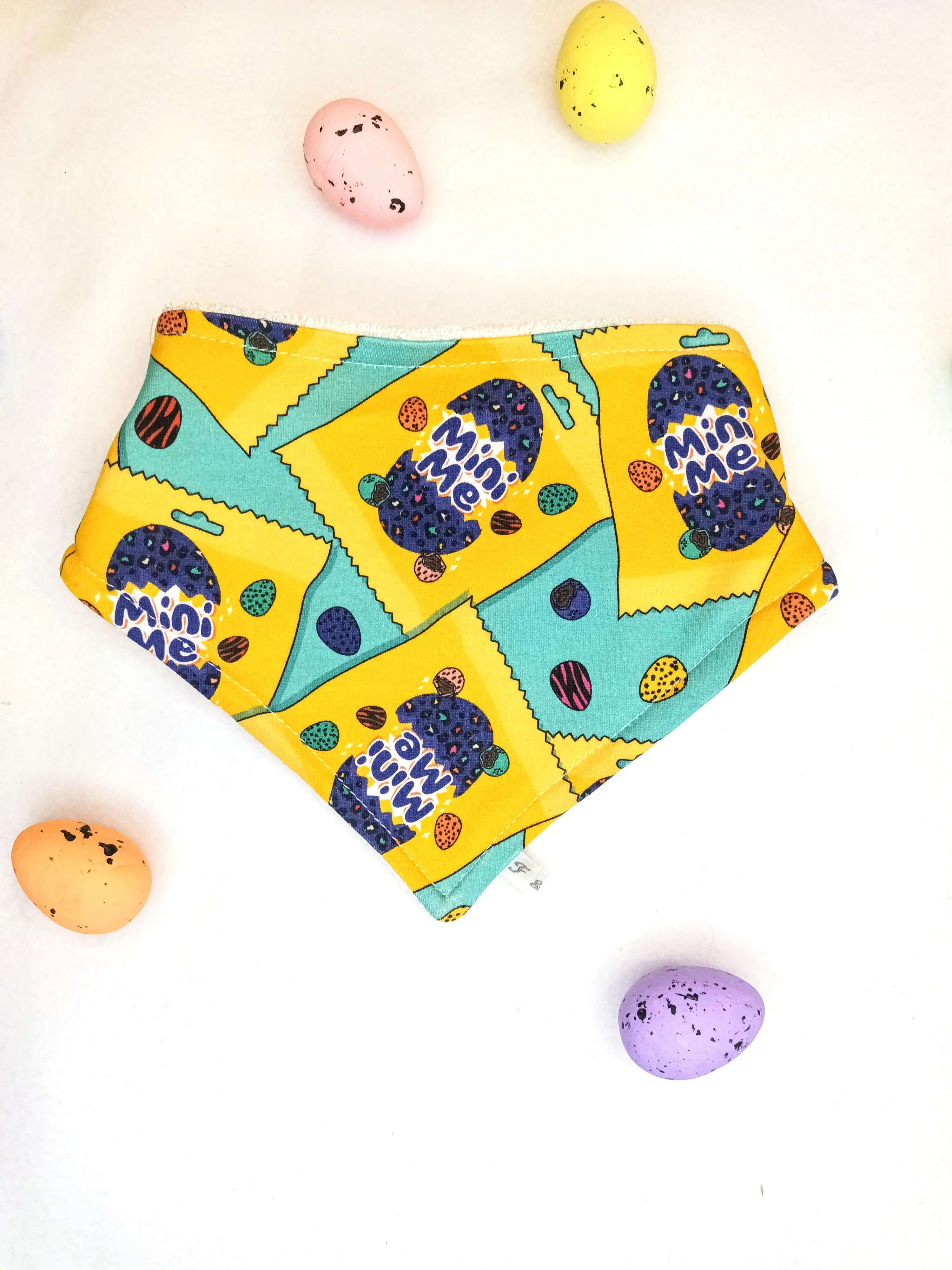 Easter Mini Me Dribble Bib - Bamboo Lined