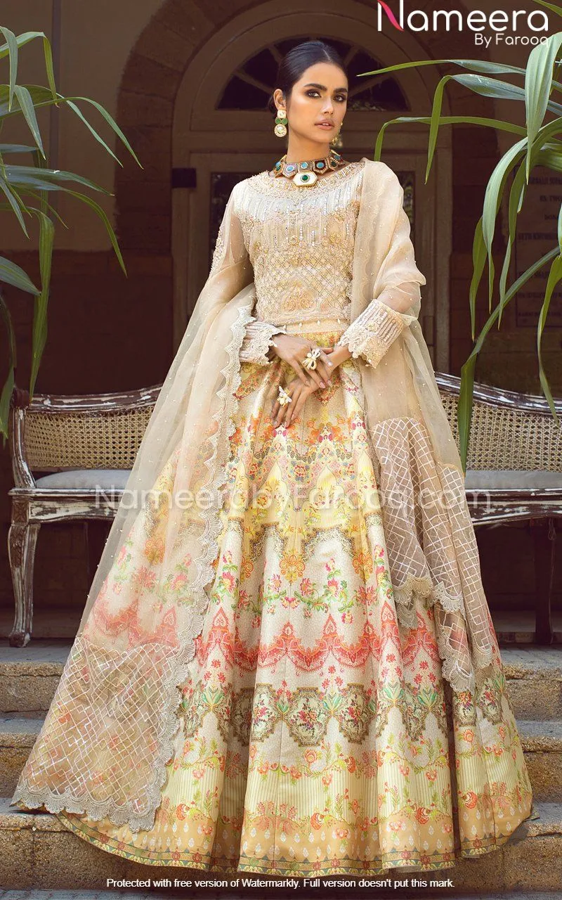 Elegant White Lehenga Choli for Wedding Party #PN95