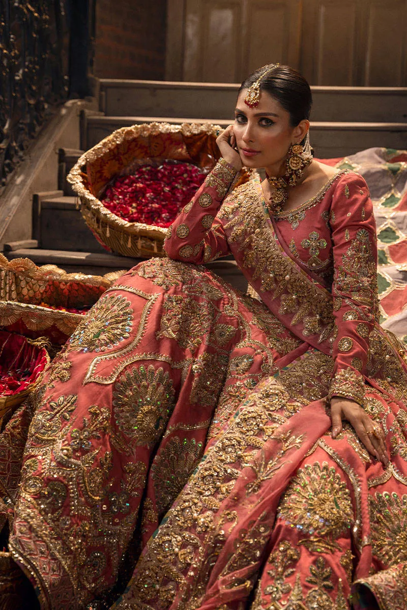 Embellished Rose Pink Pakistani Bridal Lehenga Choli Premium Pakistani Wedding Dresses