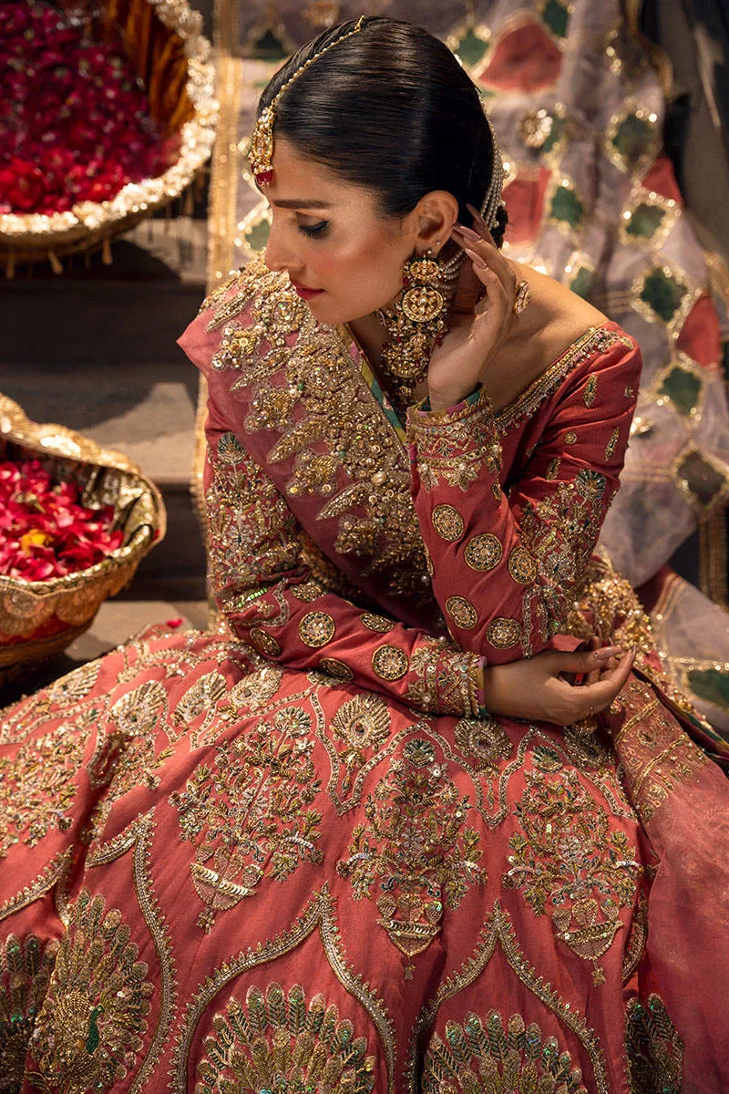 Embellished Rose Pink Pakistani Bridal Lehenga Choli Premium Pakistani Wedding Dresses