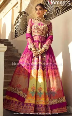 Embroidered Choli and Lehenga for Wedding Party #PN97