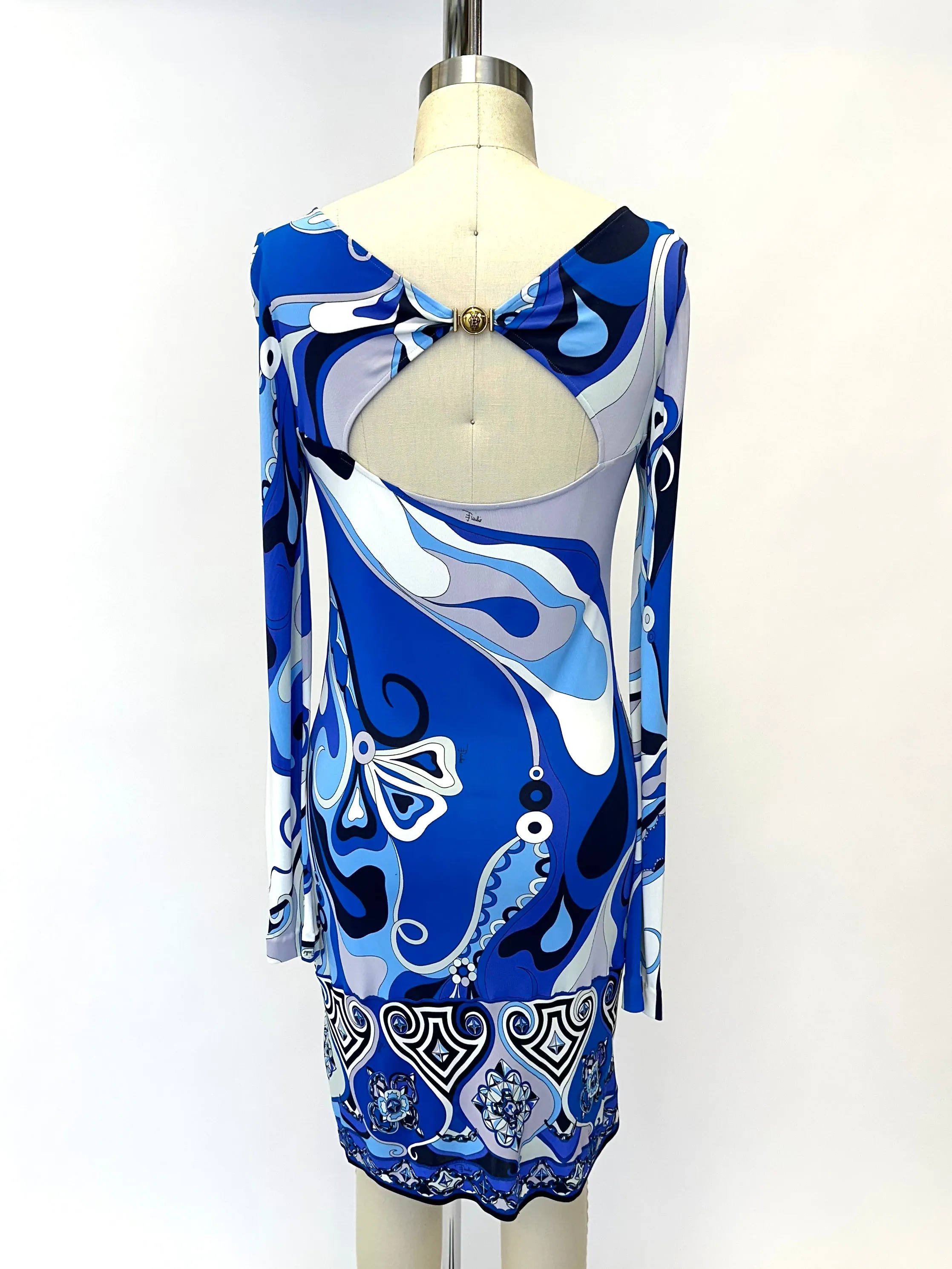 Emilio Pucci Jersey Keyhole Dress